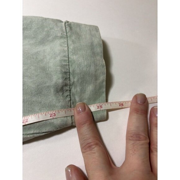 YFB Young Fabulous Broke Kennedy Strapless Jumpsuit Mint Green Small Linen Blend - Picture 6 of 15